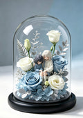 Two-Person Portrait Keepsake Preserved Glass Dome